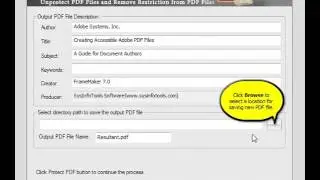 SysInfoTools PDF Restriction Remover