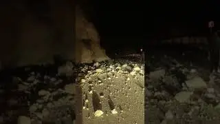 Обвал камней дорога на Лагонаки 