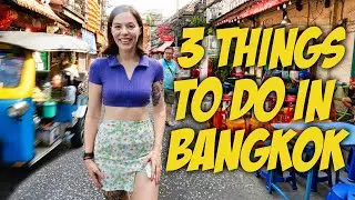 3 Things to do in Bangkok Old Town 🇹🇭 (We got a FREE Tuktuk Ride)