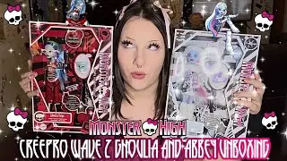 Monster high Creepro Abbey and Ghoulia unboxing