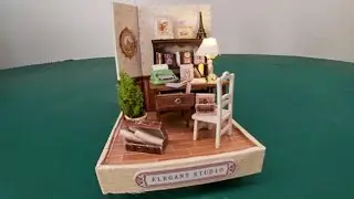 DIY micro miniature dollhouse Elegant Studio