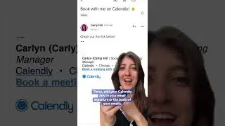 Where do you share your Calendly link? #Calendly #HowTo #BetterMeetings #Shorts