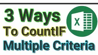 3 Ways To CountIF Multiple Criteria on Same Column