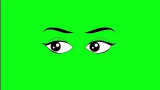 Green screen eyes 