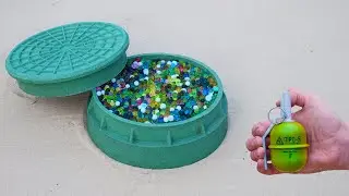 EXPERIMENT: ORBEEZ VS GRENADE