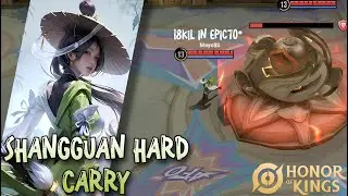 Honor of kings 18 kill shangguan hard carry  TOP2 bali