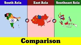 South Asia vs East Asia vs Southeast Asia | Southeast Asia vs East Asia vs South Asia | Data Duck