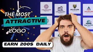 Create Amazing logo in Just 5 min | Learn Logo Creation | Create Logo and Earn Money 200$ Daily ✅💵