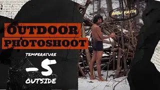 Capturing winter's magic: A simple outdoor photo shoot in the snow