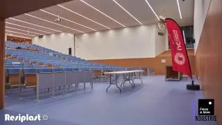 Resiplast polyurethane screed floor. University Leuven