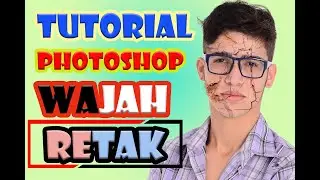 TUTORIAL PHOTOSHOP : Wajah Retak/Photoshop Cracked Face Effect Tutorial