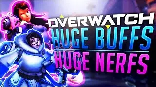HUGE D.VA, TORB & SOLDIER BUFF - MEI & ANA NERF | (OVERWATCH PTR PATCH NOTES)