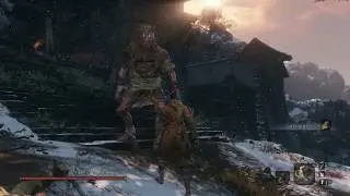 [隻狼] 中ボス:赤鬼や七面武者を忍殺から傀儡 - SEKIRO:mini boss Chained Ogre and Shichimen Warrior Puppeteer Ninjutsu