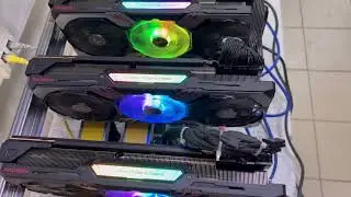 Mining ферма на самых жирных красных картах, Radeon RX 6900XT 16Gb / RX 6800XT AsRock Phantom Gaming