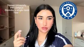 Yonsei University dormitory single room tour || international campus songdo •ﻌ•