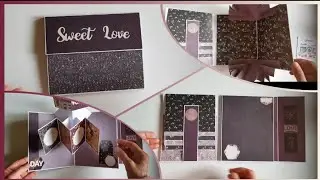 #pop-up #miniscrapbook 24 photos / mini album #scrapbooking #mini #àlbum fotos
