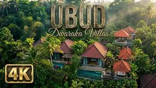 Dwaraka the royal villas 4K,Ubud Bali,Drone