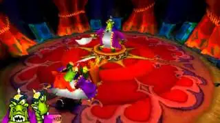 Crash Bandicoot 2: Cortex Strikes Back - Boss 2: Komodo Bros.