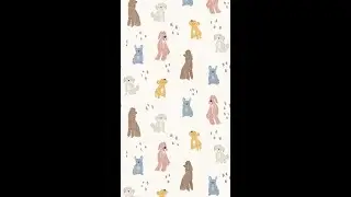 A little dog pattern reveal #procreate #patternreveal #dogs