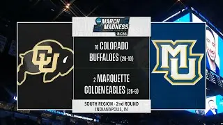 NCAA Second Round intro (CBS) | Colorado vs Marquette | 3/24/2024