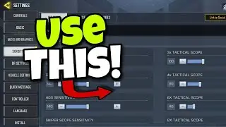 The PERFECT Sensitivity Settings in CODM! (Season 4)