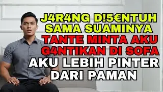 Caught by Auntie Playing Alone in Her Room, That Night She Asked for Company!