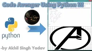Code Avenger Logo Using Python || Python Turtle workspace || How to make Avenger Logo