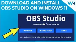 How to install OBS Studio on Windows 11