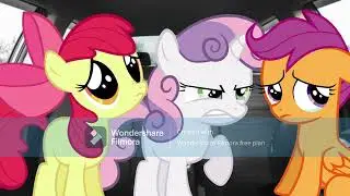 Applebloom olvida la maqueta y Sweetie Belle se enoja