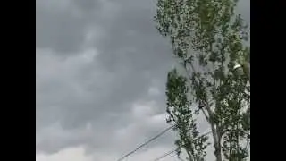 Thunderstorm coming in