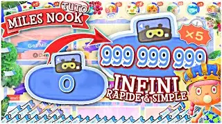 COMMENT AVOIR *BEAUCOUP DE MILES NOOK* À L’INFINI DANS ANIMAL CROSSING NEW HORIZONS 2.0.0💸(TUTO)