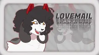 ♔ LOVEMAIL ✦ hbd dante!! ✦ animation meme✦