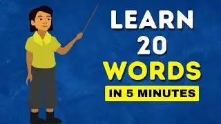 Learn 20 Important English Words In 5 Minutes | English Vocabulary With Sentence