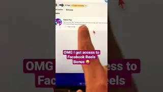 Let’s make some money with Facebook reels bonus ❤️