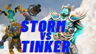 КАК ПРАВИЛЬНО ИГРАТЬ НА ШТОРМЕ! STORM vs TINKER SOLO MID. ЭПИЧНАЯ ИГРА. ЗАПИСЬ СТРИМА. МИНИ ГАЙД