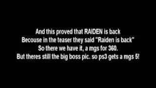 JUST IN METAL GEAR SOLID RISING CONFIRMED!