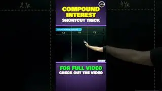 Compound Interest Shortcut Tricks for CAT 2024 and OMETs Exam #shorts #mbawallah