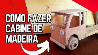 HOW TO MAKE A WOODEN TRUCK (MINIATURE) PART:1