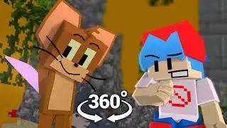 [VS Jerry] Friday Night Funkin 360° VR Minecraft Animation