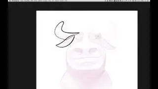 Blocking out some areas very slowly with Hej Stylus!