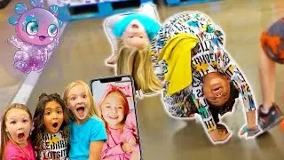 6 YR OLD DOES CRAZY FLEXIBLE MOVES W/ GOO GOO GALAXY DOLLS, NINJA KIDZ AND TRINITY & BEYOND!!