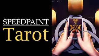 Tarot Drawing Timelapse | Drawlloween