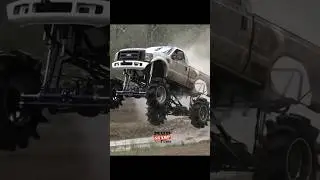 Blank Check Mega Truck, sound up, blower truck 🎶 #shortsvideo #fordracing #IHMR24 #mudstamp