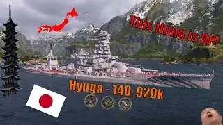 Hyuga is too powerful for tier V! | World of Warships: Legends