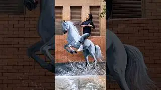 Horse Painting amazing Work #painting #horse #talent #amazing