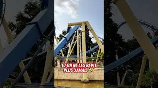 Bisous !#rollercoaster #parcasterix #attraction #drole #humour #parcdattraction