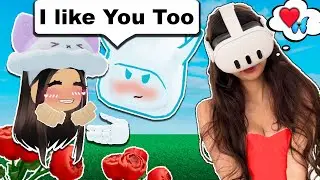 I FINALLY Told My Crush I LIKE Him... ❤️ (Roblox Vr Hands)