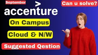 25 Aug : Network Security & Cloud Computing Question : Accenture Cognitive Assessment 2023