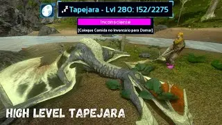 HIGH LEVEL TAPEJARA TAMING!! |ARK SURVIVAL EVOLVED MOBILE