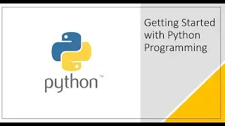 ECS18 -  Getting Started with Python Programming